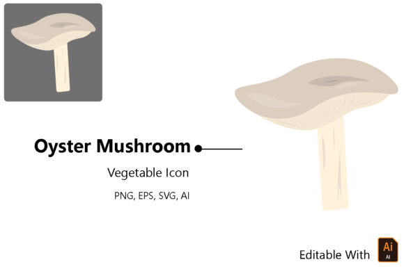 Download Vegetable Icon - Oyster Mushroom - Premium Bundle